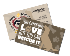 Animal Rescue Business Cards